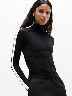 Renew Seamless Mock Neck Top