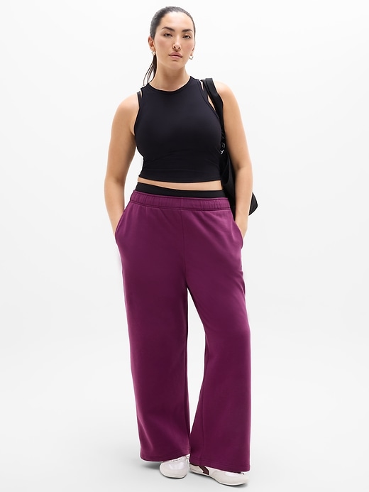 Image number 5 showing, Forever Fleece Wide Leg