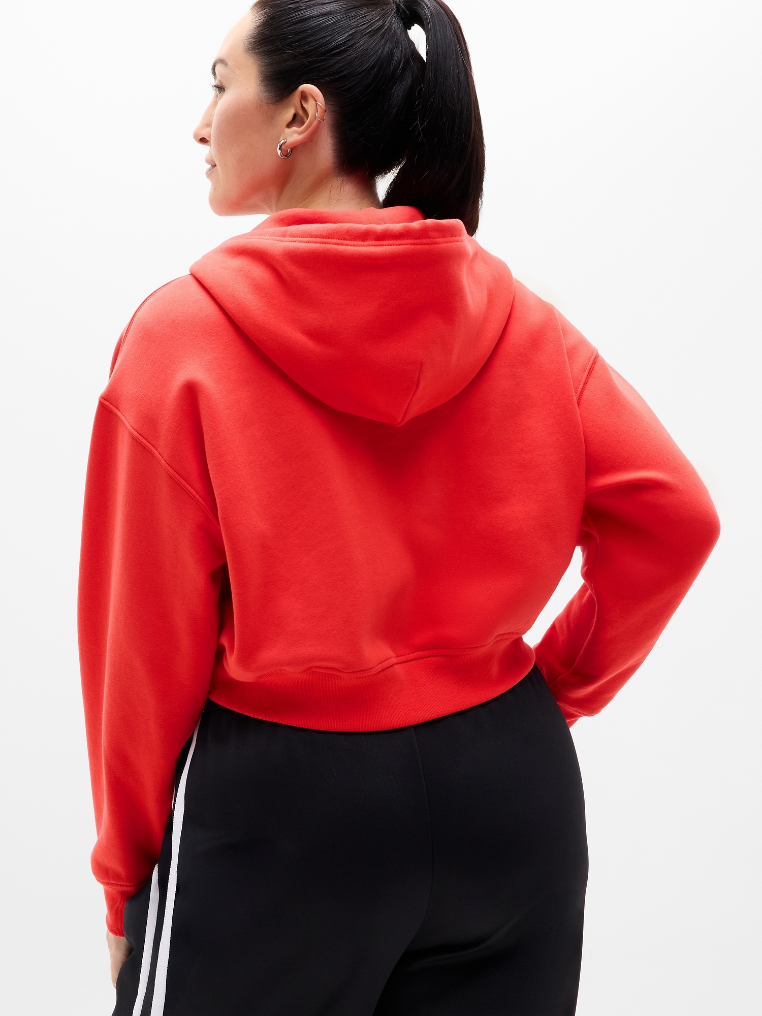 Forever Fleece Crop Full Zip