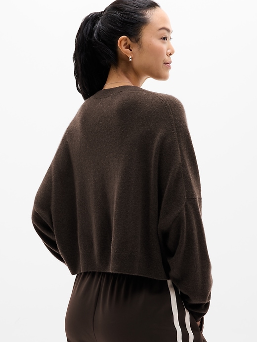 Image number 3 showing, Luxe Wool Cashmere Crew Sweater