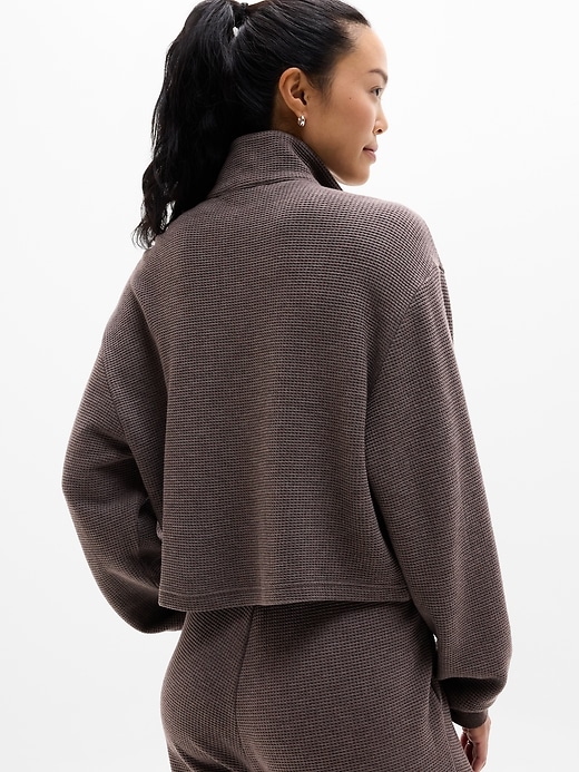 Image number 5 showing, Tranquil Waffle 1/2 Zip Sweatshirt