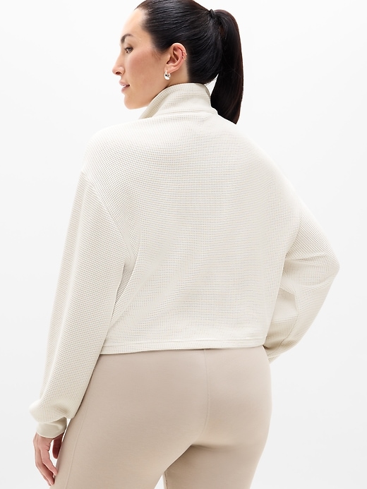Image number 2 showing, Tranquil Waffle 1/2 Zip Sweatshirt
