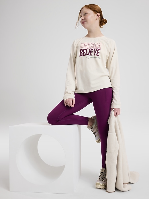 Image number 2 showing, Athleta Girl Right Moves Relaxed Top