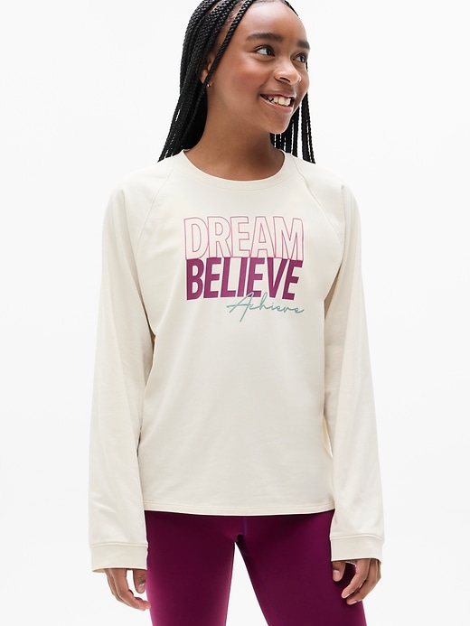 Image number 4 showing, Athleta Girl Right Moves Relaxed Top