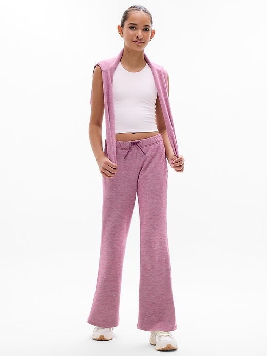 Image number 4 showing, Athleta Girl Low Rise Cozy Rib Flare Jogger