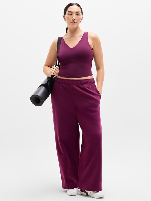 Image number 5 showing, Transcend V-Neck Crop Sports Bra D-DD