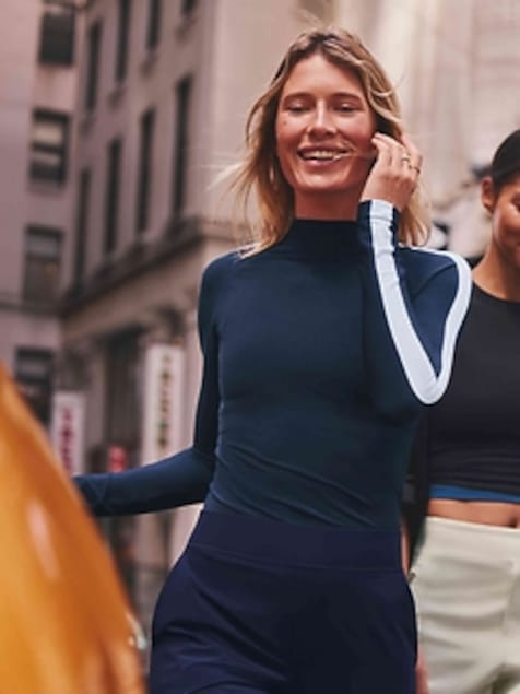 Renew Seamless Mock Neck Top