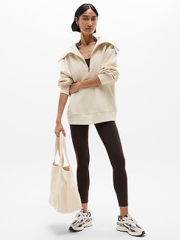 Ottoman Rib 1/4 Zip Sweatshirt