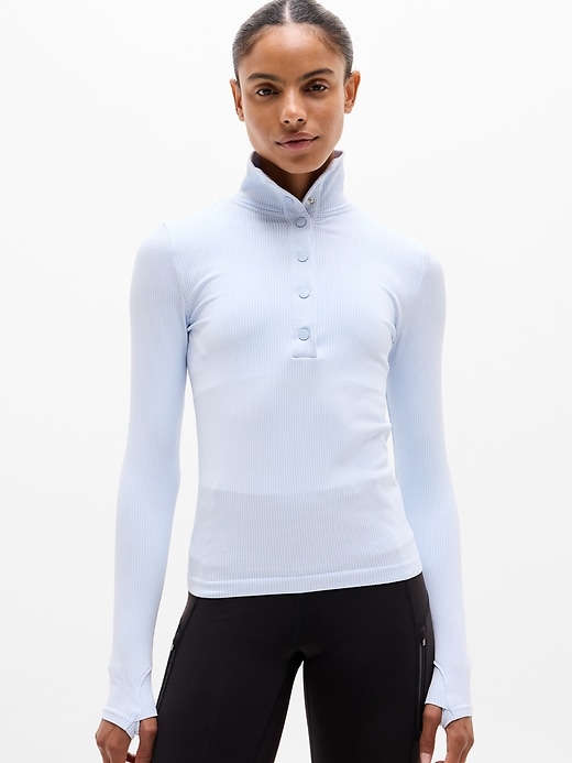 Image number 1 showing, Flurry Seamless Henley