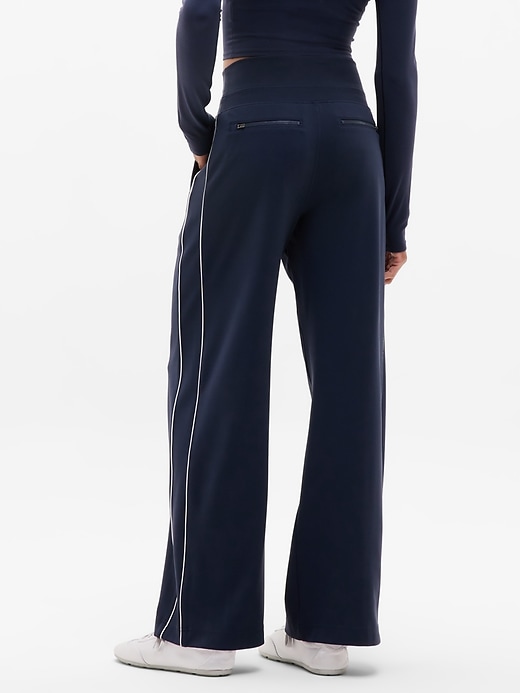 Image number 3 showing, Venice High Rise Track Stripe Wide Leg Pant
