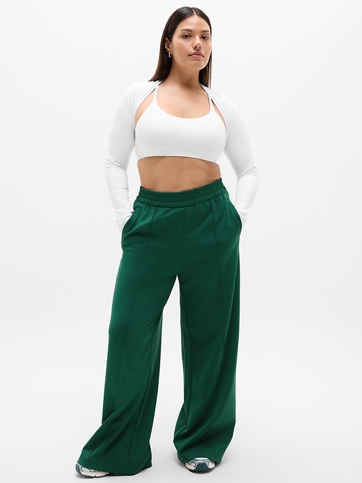 Image number 7 showing, Tempo Mid Rise Wide Leg Track Pant