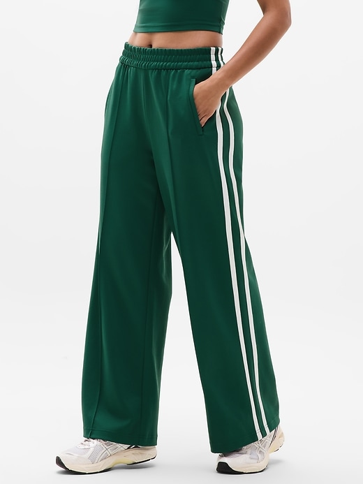 Image number 2 showing, Tempo Mid Rise Wide Leg Track Pant
