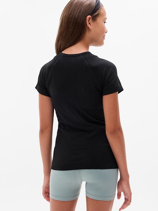 Image number 3 showing, Athleta Girl Power Up Seamless Regular Length Tee
