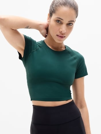 Momentum Flex Crop Tee