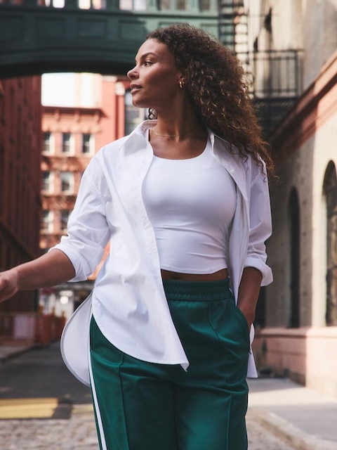 Midday Relaxed Poplin Shirt - Bright White