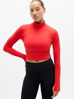 Summit Mesh Crop Top