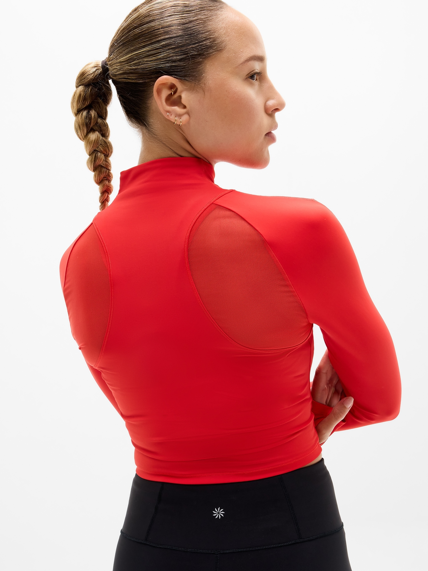 Summit Mesh Crop Top