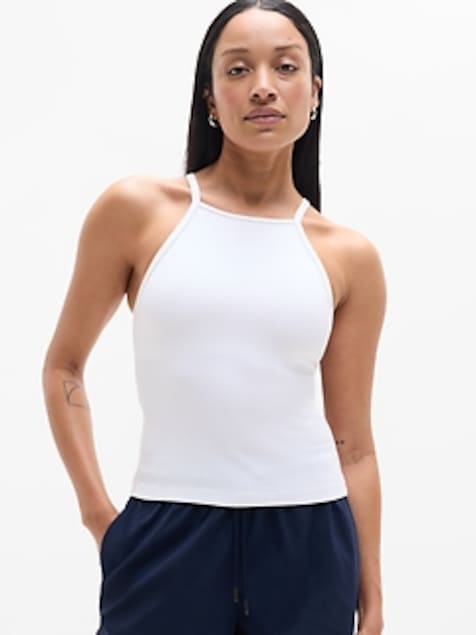 Signature Rib Built In Bra Tank