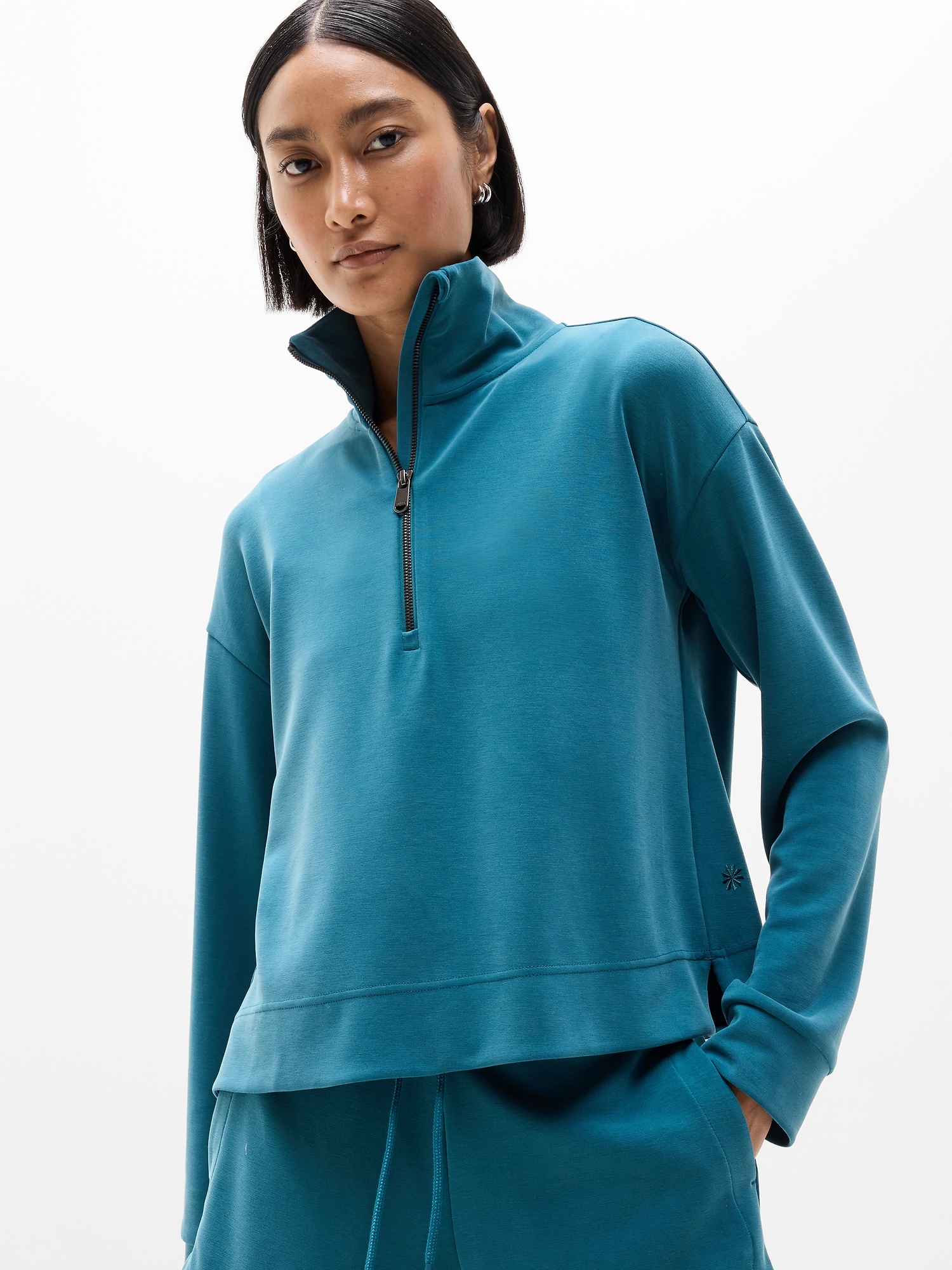 Seasoft Quarter Zip - Blue