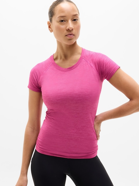 Momentum Seamless Tee - Jewel Spacedye