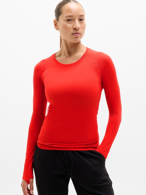 Momentum Seamless Top - Cardinal