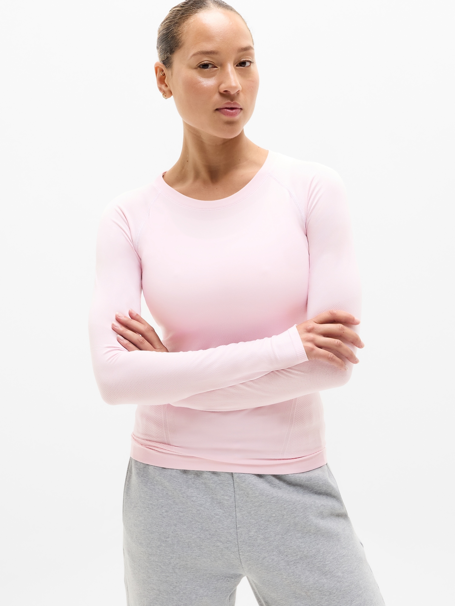 Athleta Momentum Seamless Top In Yellow