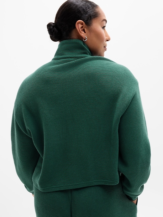 Image number 7 showing, Tranquil Waffle 1/2 Zip Sweatshirt