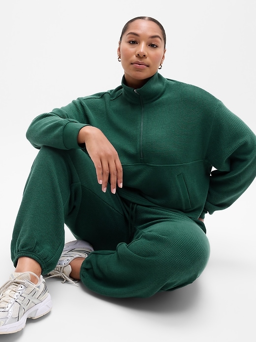 Image number 6 showing, Tranquil Waffle 1/2 Zip Sweatshirt