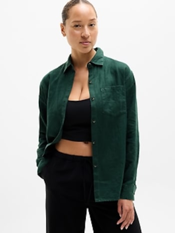 Retreat Linen Top