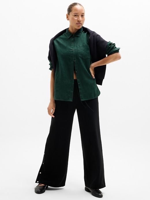 Image number 2 showing, Retreat Linen Top