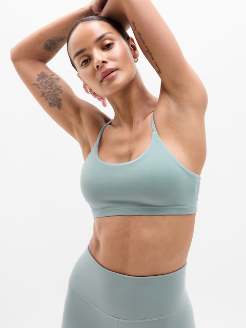 Transcend Scoop Sports Bra A-C - Nickel