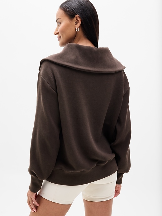 Image number 3 showing, Ottoman Rib 1/4 Zip Sweatshirt