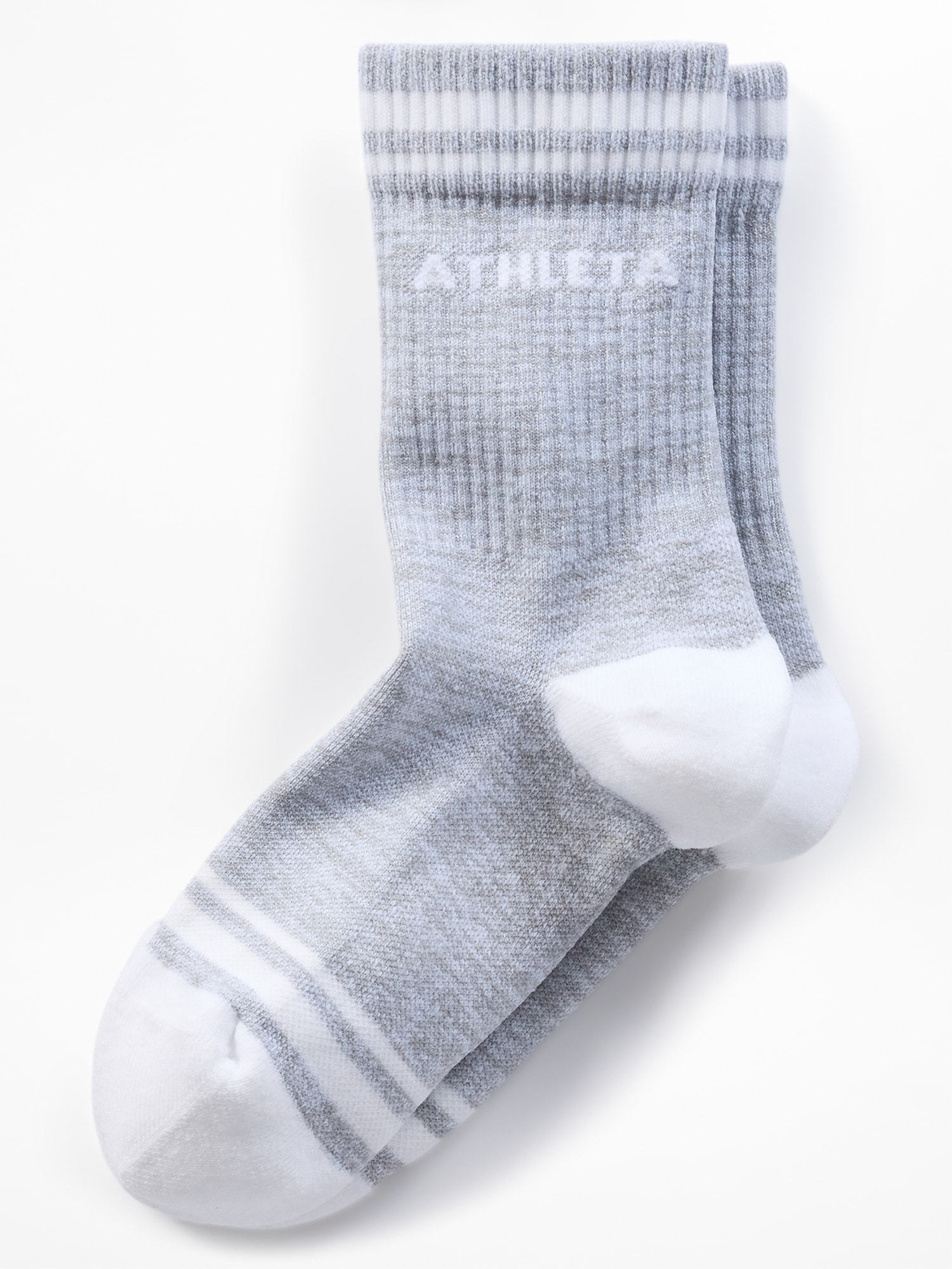 Athleta High Performance Crew Sock In Gray