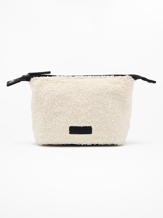 Image number 1 showing, All About Sherpa Small Cosmetic Pouch
