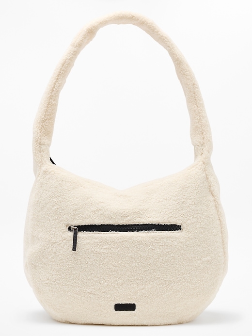 Image number 1 showing, All About Sherpa Oversized Crossbody Hobo
