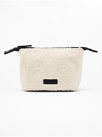 Image number 1 showing, All About Sherpa Small Cosmetic Pouch