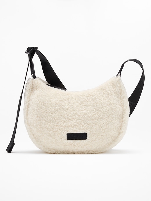 Image number 1 showing, All About Sherpa Mini Crescent Bag