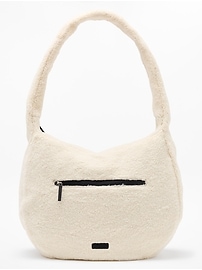 Image number 1 showing, All About Sherpa Oversized Crossbody Hobo