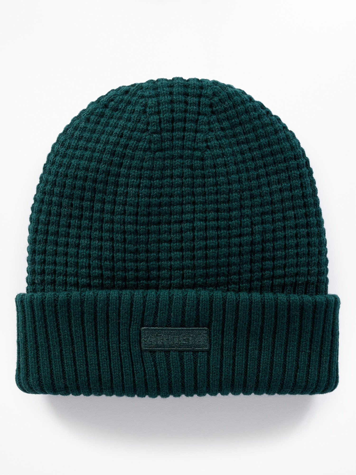 Athleta Upslope Waffle Beanie In Green