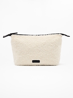 All About Sherpa Large Cosmetic Pouch
