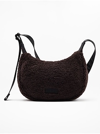 Image number 1 showing, All About Sherpa Mini Crescent Bag