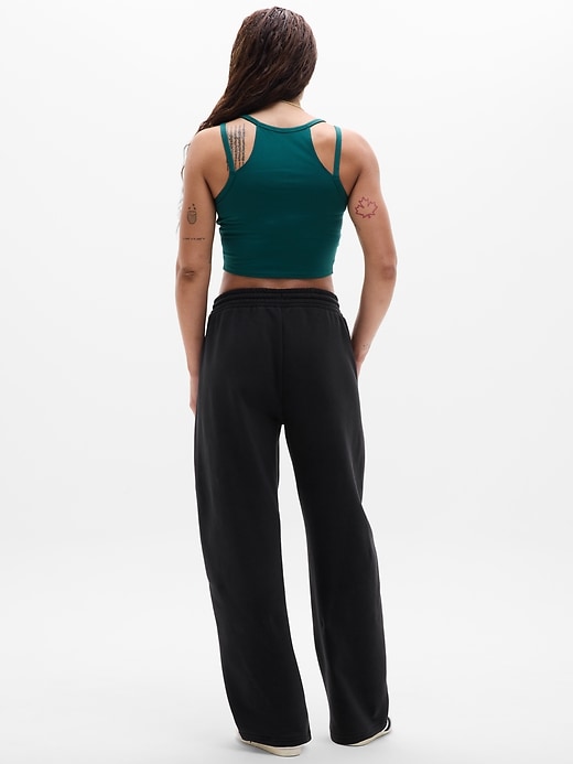 Image number 2 showing, Forever Fleece Mid Rise Barrel Pant