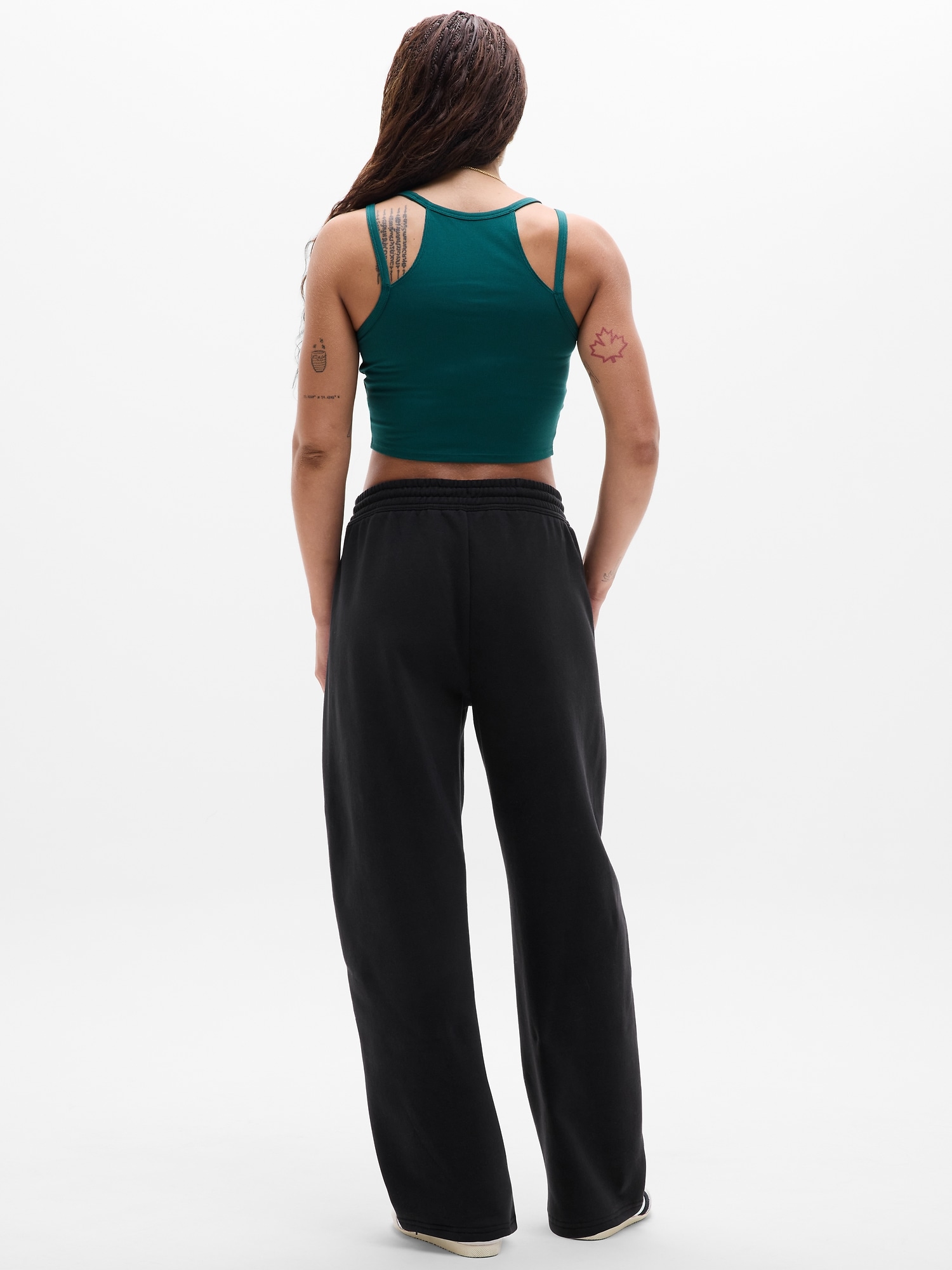 Forever Fleece Mid Rise Barrel Pant