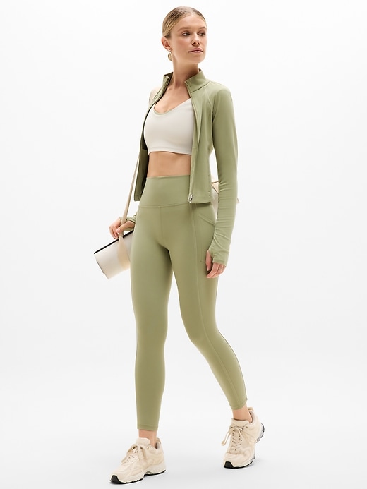 Image number 2 showing, Salutation Stash High Rise Pop Stitch 7/8 Legging