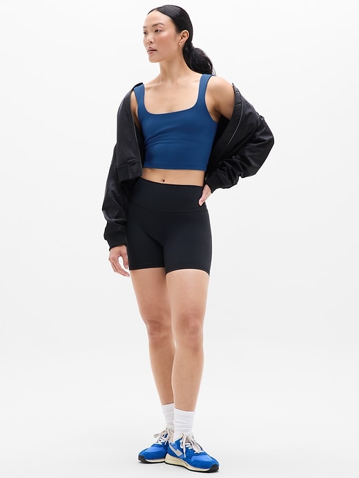 Image number 4 showing, Transcend Square Neck Crop Sports Bra A-C