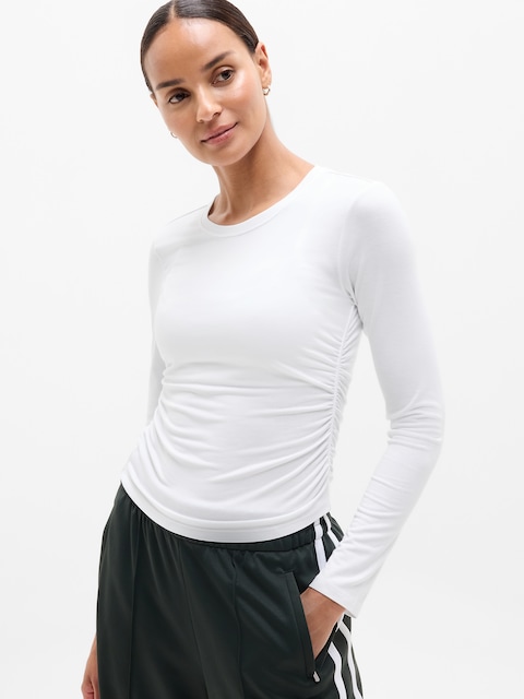 With Ease Cinch Top - Bright White