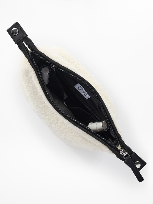 Image number 2 showing, All About Sherpa Small Cosmetic Pouch