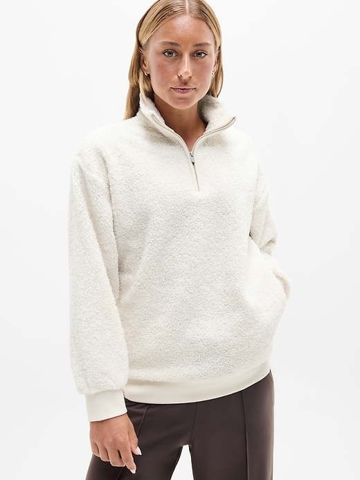 Image number 1 showing, Forever Fleece Cloud 1/4 Zip Sweatshirt