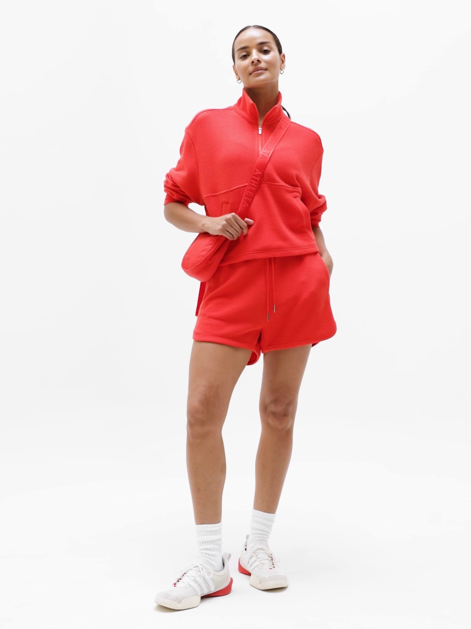 Tranquil Waffle 1/2 Zip Sweatshirt