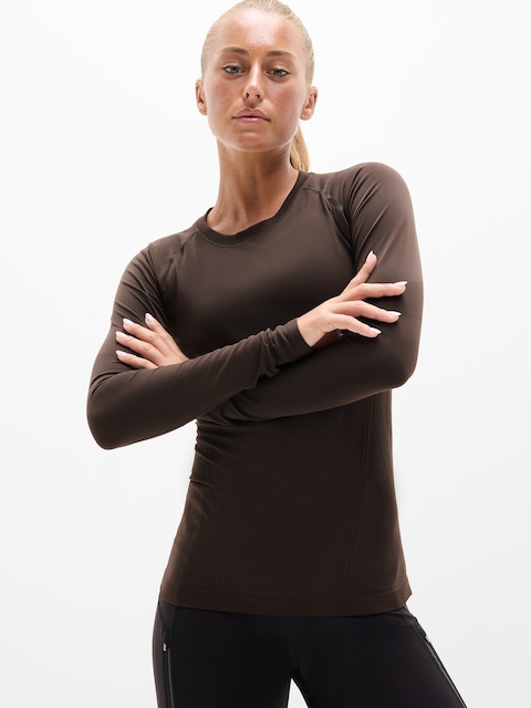 Momentum Seamless Top - Truffle